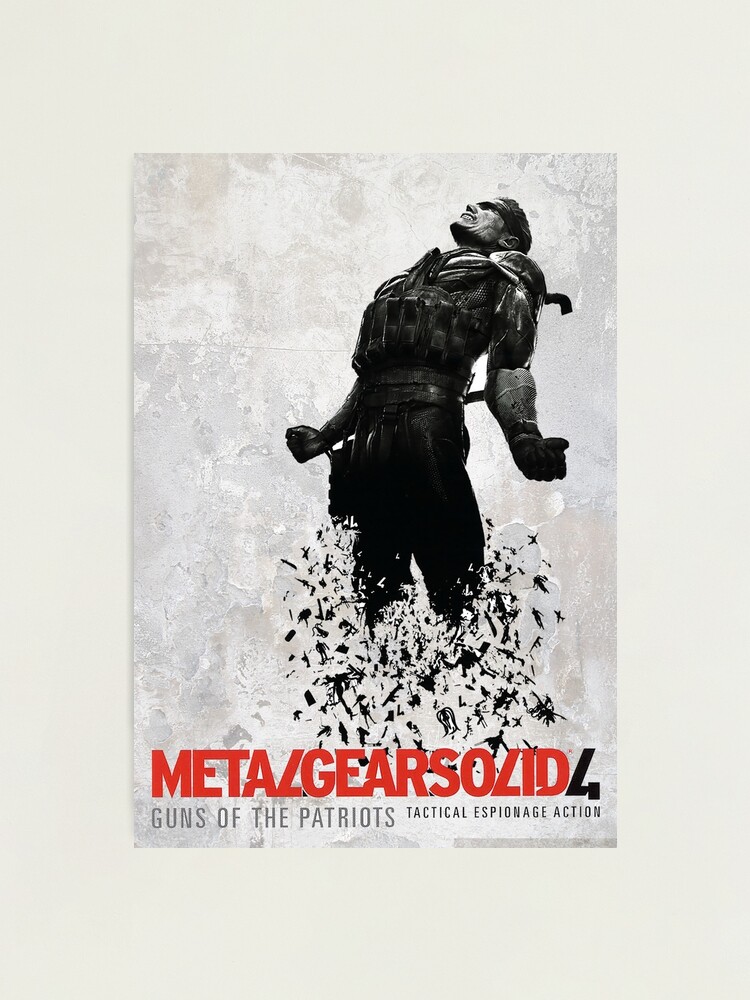 L GEAR SOLID 4 ポスター Metal Gear Solid 4 Poster