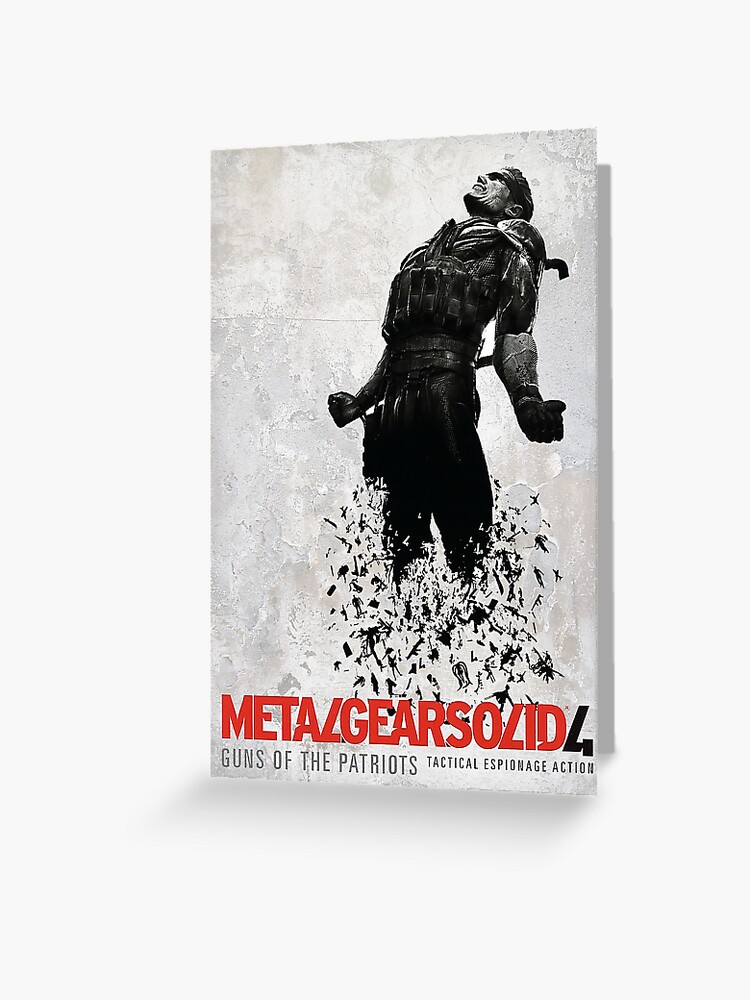 Metal Gear Solid 4 Poster Poster for Sale by PFCpatrickC