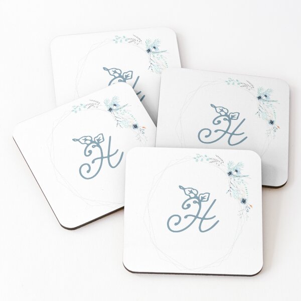 Item preview, Copy of Geometric Floral Monogram - H designed and sold by WithTheStones.