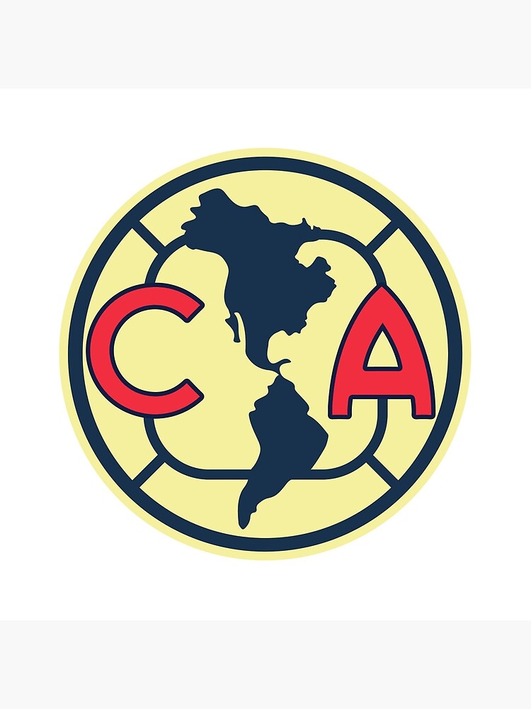 Lámina rígida «Logotipo de Club America» de StreamlinedRB | Redbubble