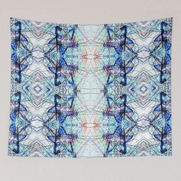 Item preview, Blue stars pattern  designed and sold by ArboreSciences.