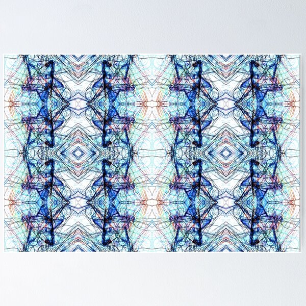Item preview, Blue stars pattern  designed and sold by ArboreSciences.