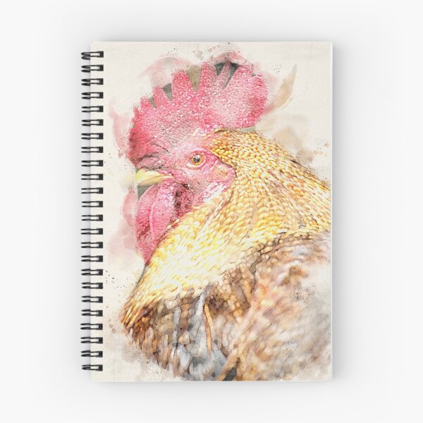 Item preview, Gallo | Ilustración de acuarela de vida silvestre designed and sold by DragonflyDes.
