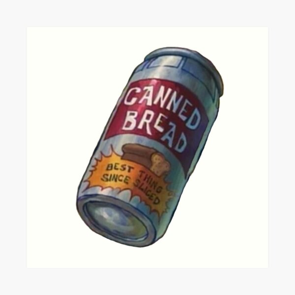 "Canned Bread Spongebob" Art Print for Sale by blueliv Redbubble