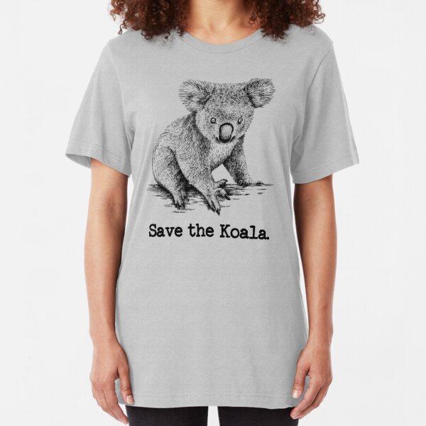 koala in the rain t shirt