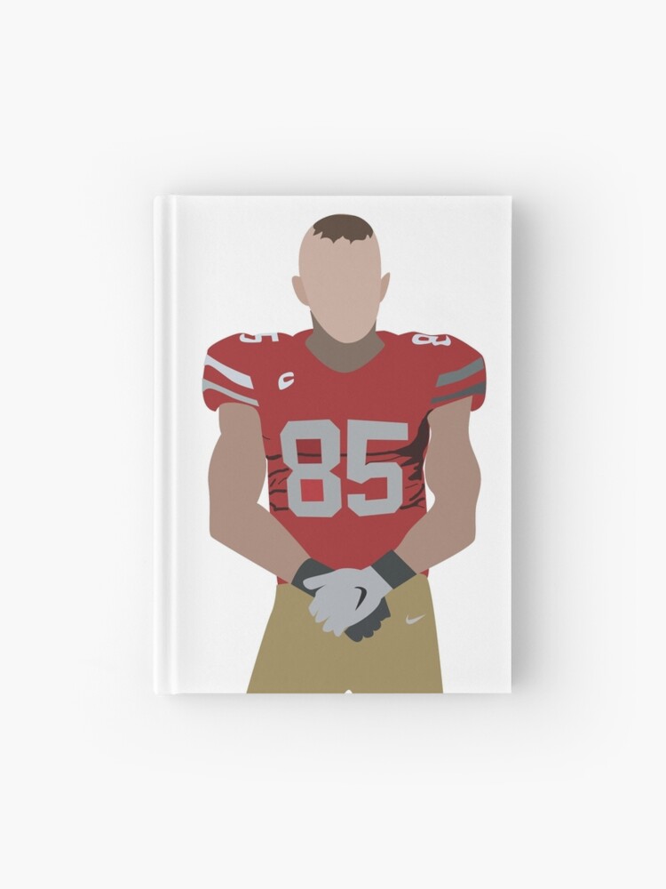 George Kittle NFL Hardcover Journal for Sale by ArtsyJulez