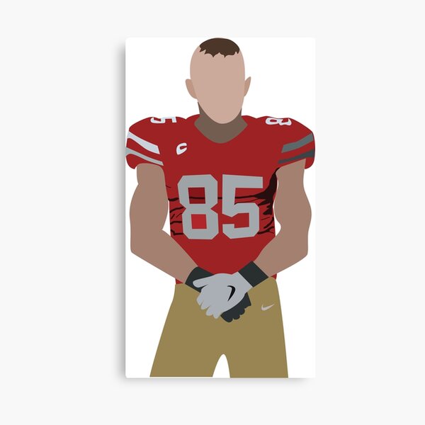 George Kittle San Francisco Poster Canvas Wrap Football 