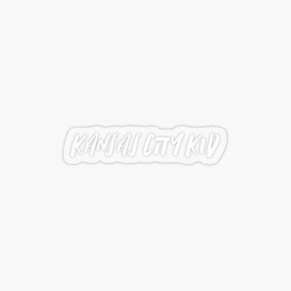 Kansas City Kid (White) Transparent Sticker