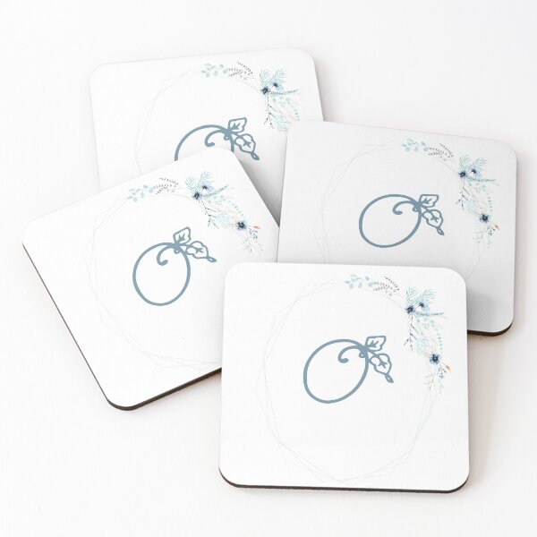 Item preview, Geometric Floral Monogram - O designed and sold by WithTheStones.