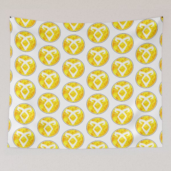 Item preview, Angelic Power Rune - Full Color - White Outline designed and sold by Cosmic Cutenesss.