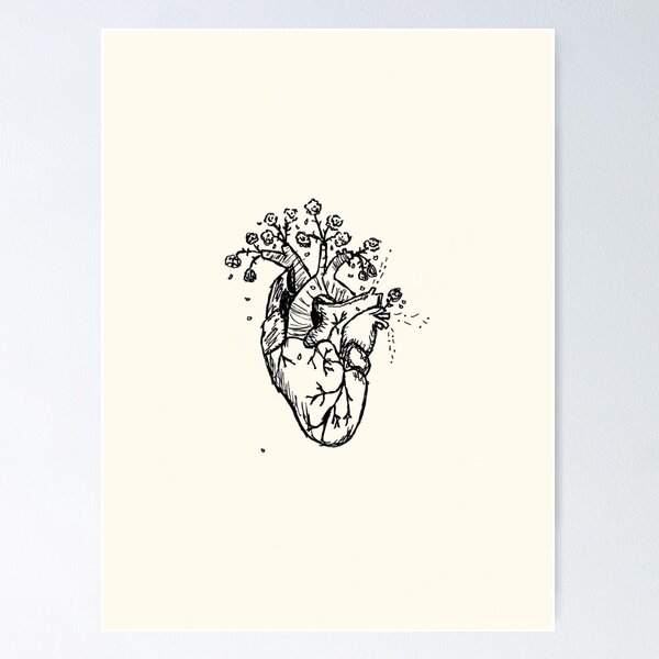 Item preview, Flor latiendo corazón designed and sold by CosmicLungs.