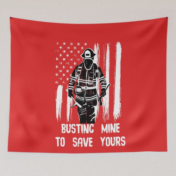Item preview, Firefighter - Busting Mine To Save Yours designed and sold by Pam Larmore.