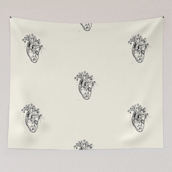 Item preview, Flower Beating Heart designed and sold by CosmicLungs.