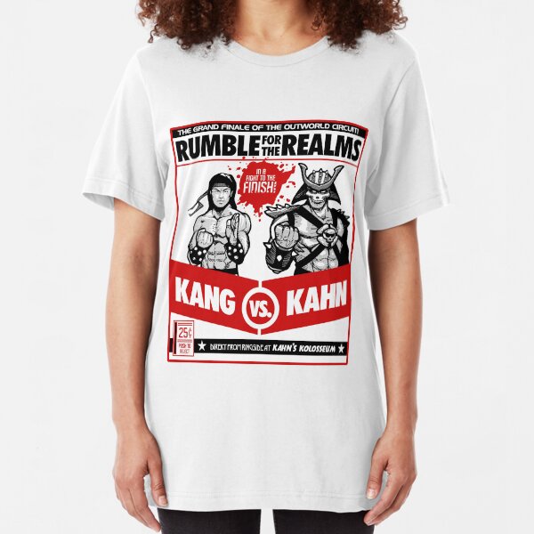 Let's Get Ready to Kombat! Slim Fit T-Shirt