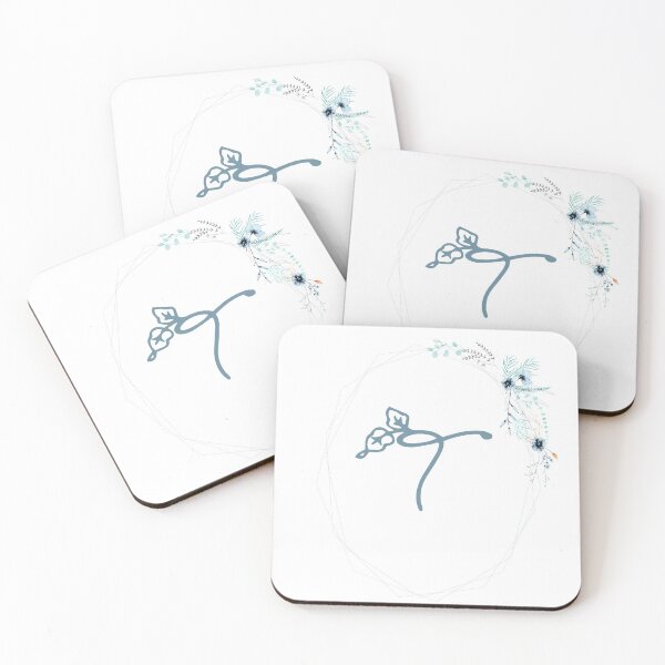 Item preview, Geometric Floral Monogram - T designed and sold by WithTheStones.