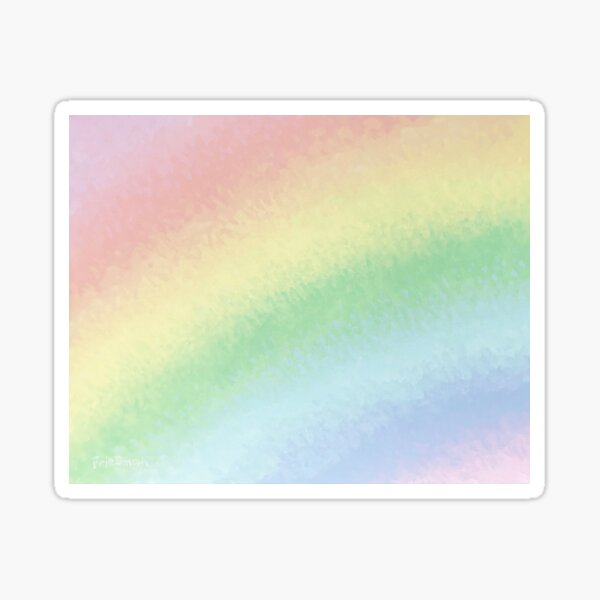 Rainbow Closeup Sticker