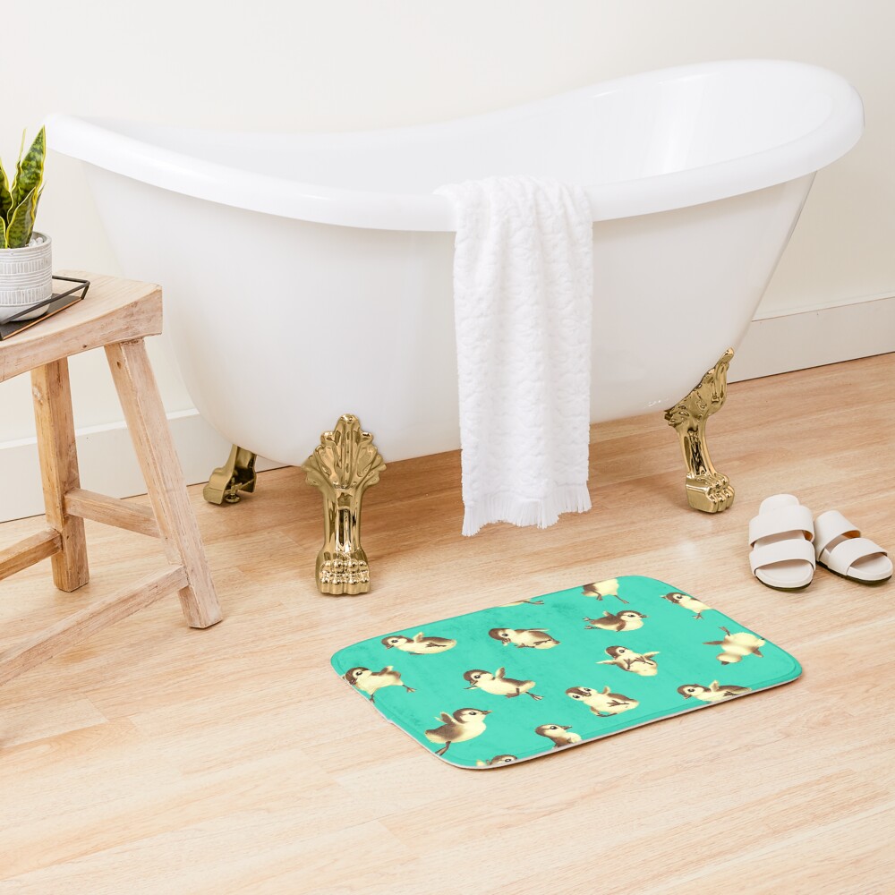 Airborne Baby Ducks Bath Mat