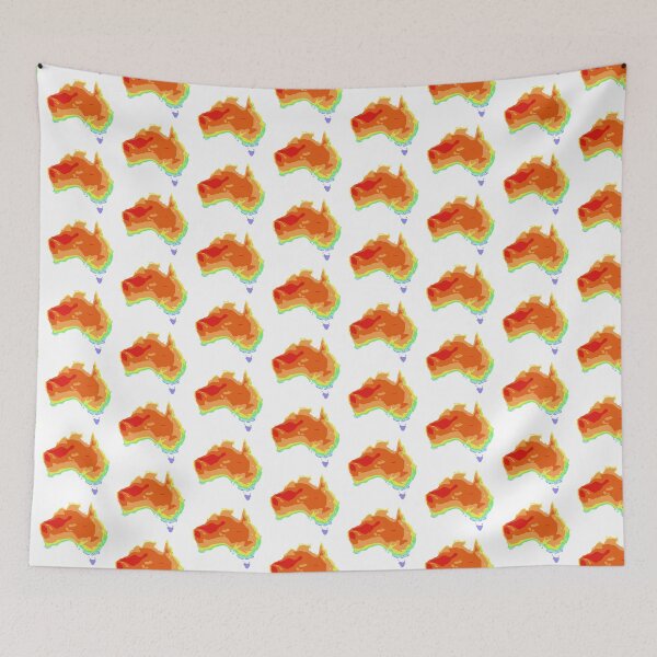 Item preview, Heat Map of Australia designed and sold by StreamlinedRB.