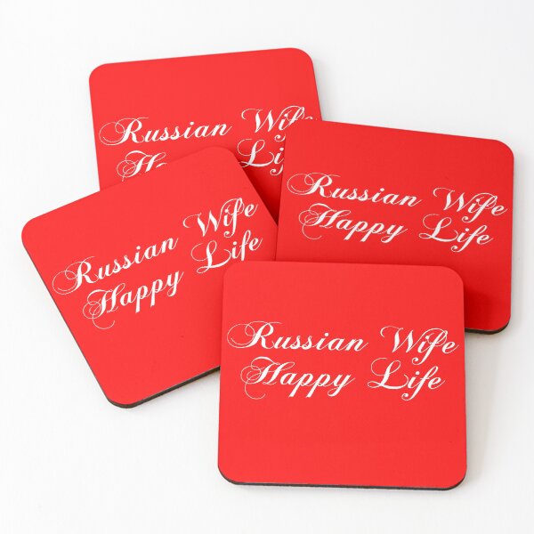 Item preview, Russian Wife Happy Life Marriage Humor designed and sold by jaycartoonist.