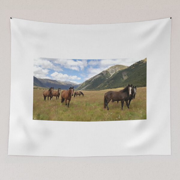 Item preview, Wild horses in the mountains designed and sold by nomadjoiner.