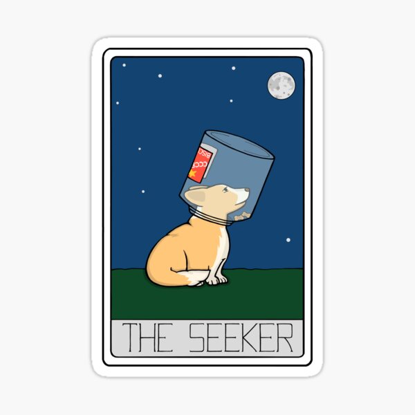 Artikel-Vorschau von Hunde-Tarotkarte – Der Sucher, designt und verkauft von MaylinBrain.