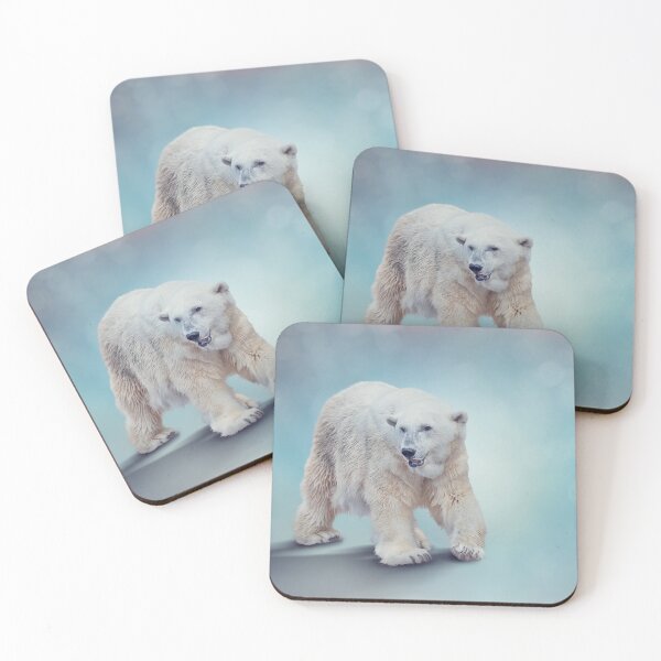 Item preview, Large Polar bear walking ,close up designed and sold by svetlanna.