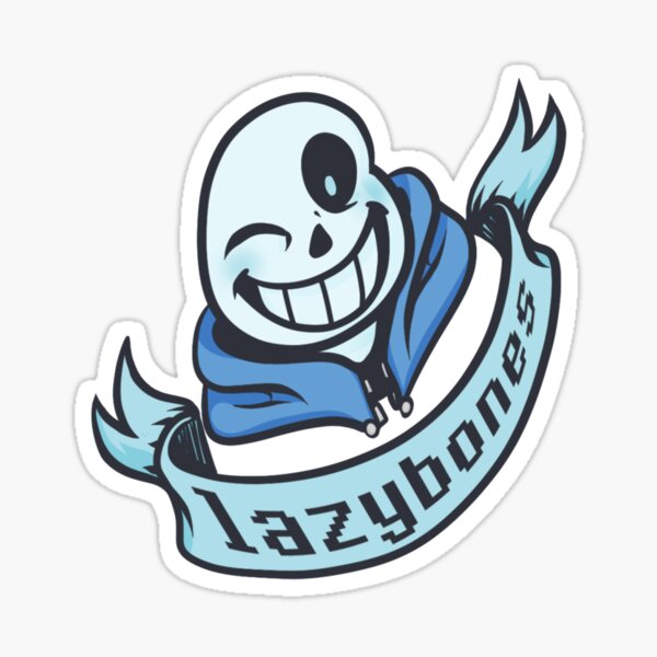 Lazybones Comic Sans Sticker By Nayexus Redbubble