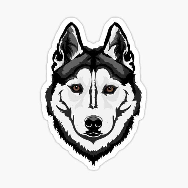 Item preview, Abstract Brown Eyed Husky designed and sold by rmcbuckeye.
