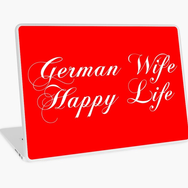Item preview, German Wife Happy Life Marriage Humor designed and sold by jaycartoonist.