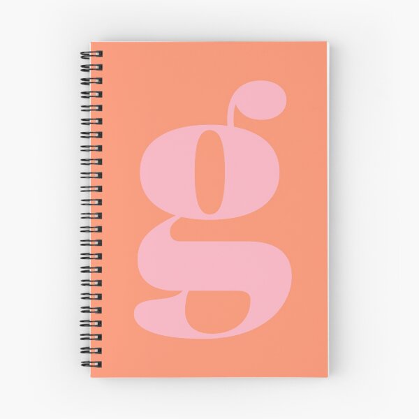 Item preview, Letter G - Alphabet Art in Pink and Orange designed and sold by OpalEllery.