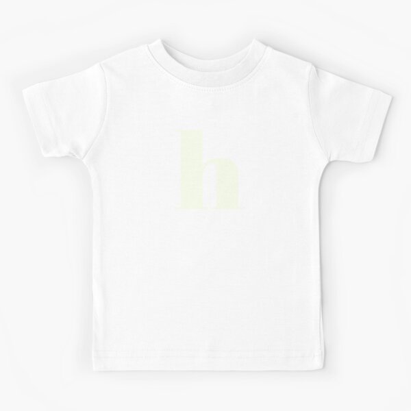 Letter Z Alphabet Art in Bright Pink and Cream Kids T-Shirt for