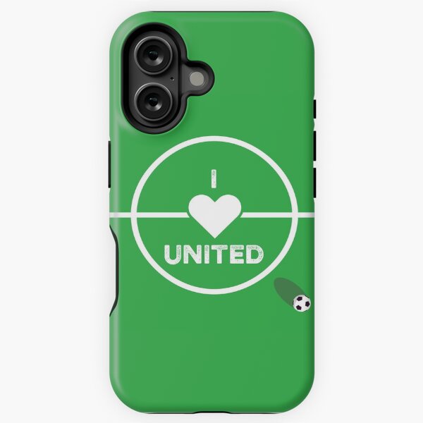 I love united, football artwork iPhone Tough Case