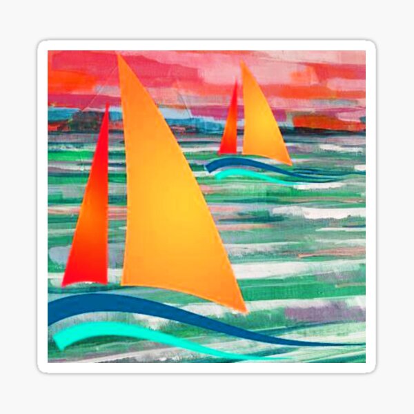Sail boats Sticker