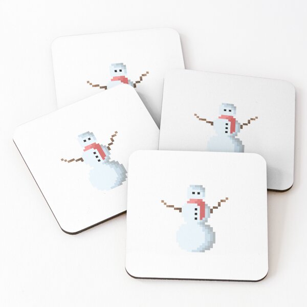 Item preview, Pixel Snowman designed and sold by littleflames.