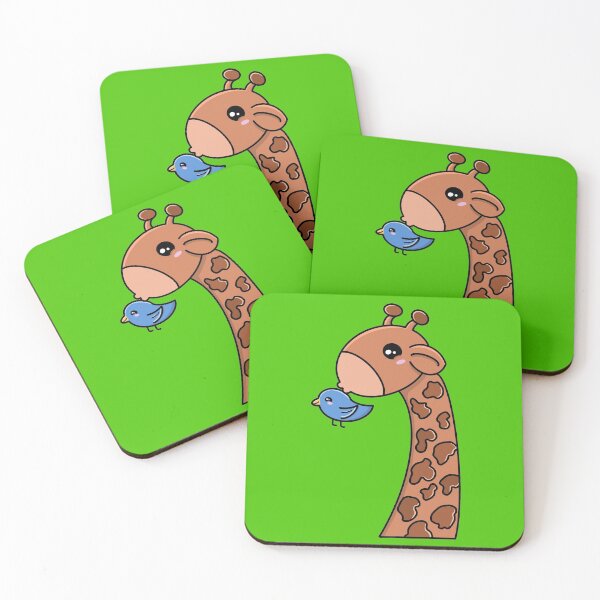 Item preview, Cute Giraffe and Bird designed and sold by Yaad.