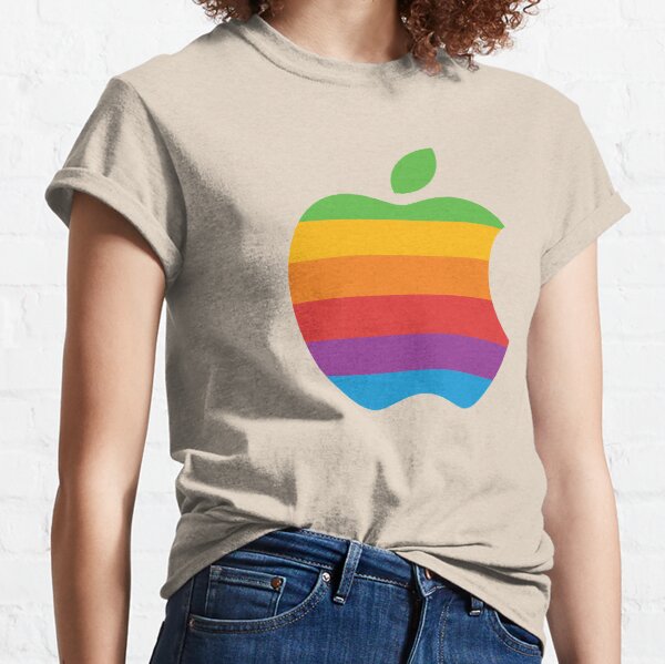 Retro Apple logo Classic T-Shirt