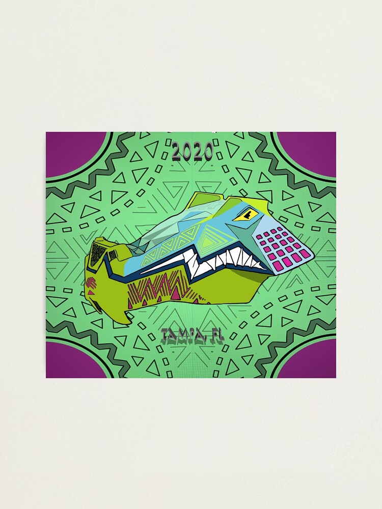 Alternate view of iron Gwazi poster Photographic Print
