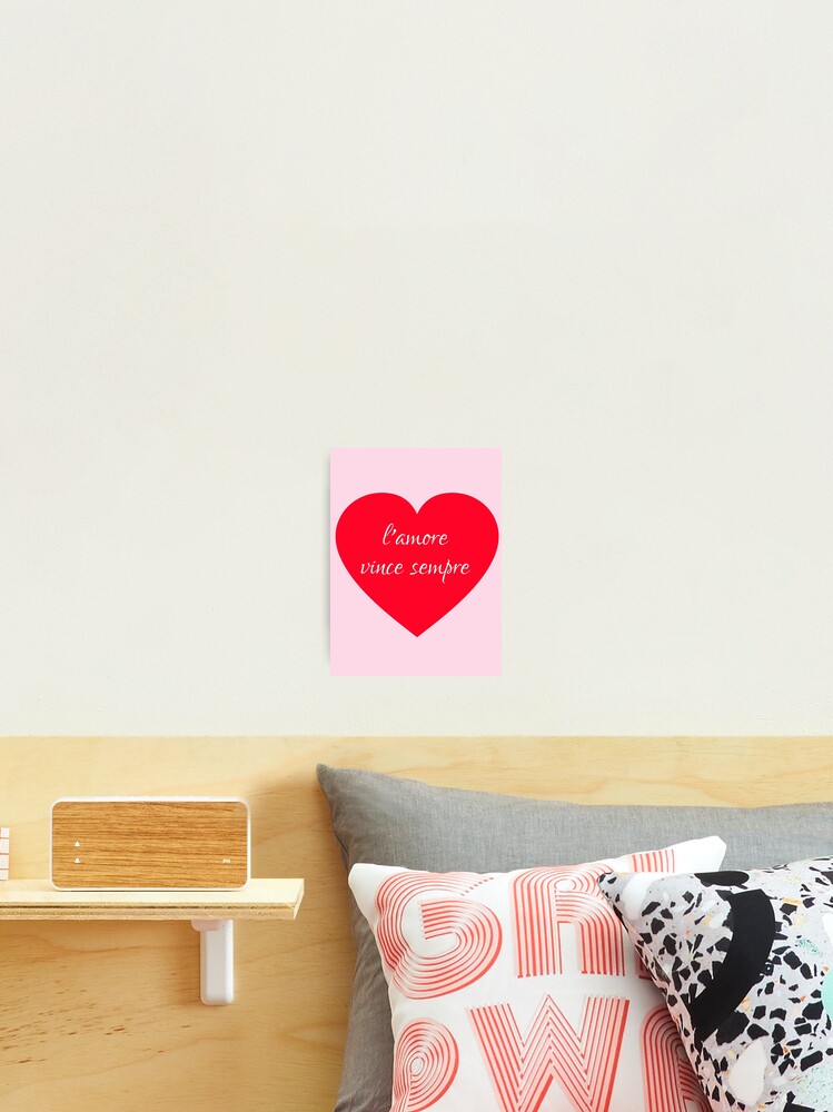 L amore vince sempre Love Conquers All Greeting Card by Scarebaby Design