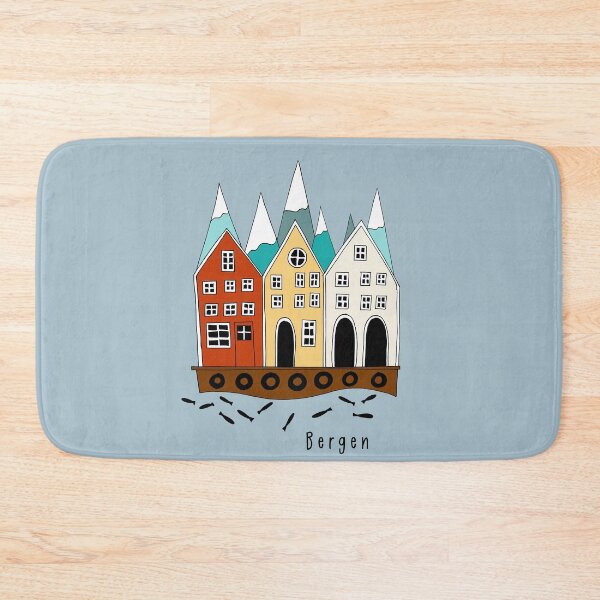 Item preview, Bergen I Souvenir from Norway  designed and sold by Scandi Shop .