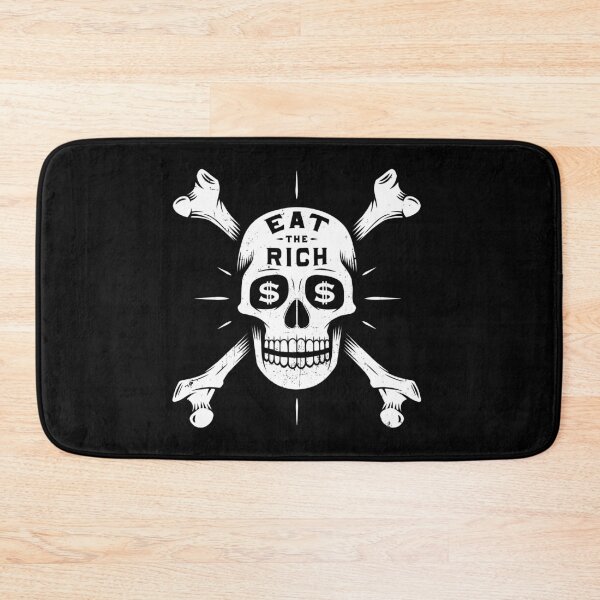 Item preview, Eat The Rich Skull and Crossbones designed and sold by Eat the Rich.