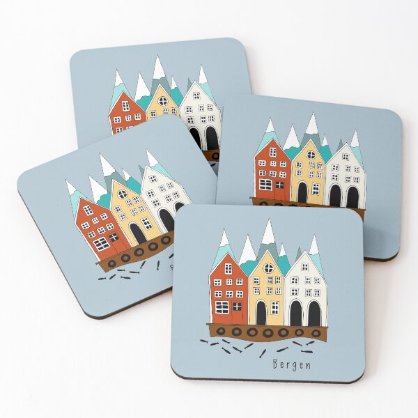 Item preview, Bergen I Souvenir from Norway  designed and sold by Scandi Shop .