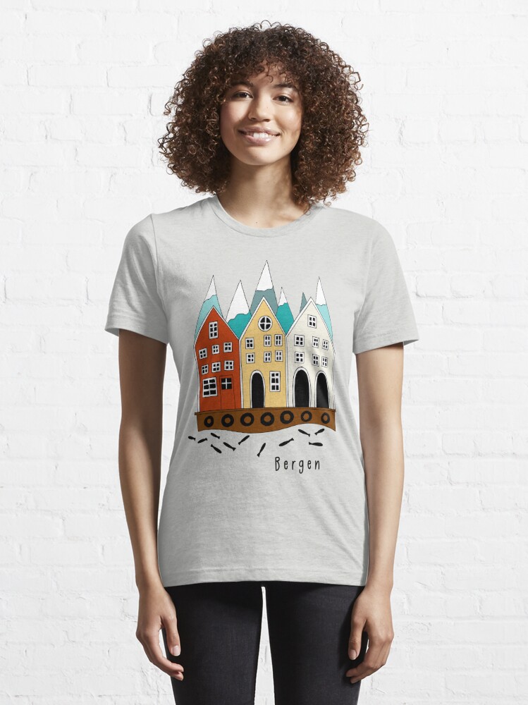 Bergen I from Norway Essential T-Shirtundefined by No-Love | Redbubble