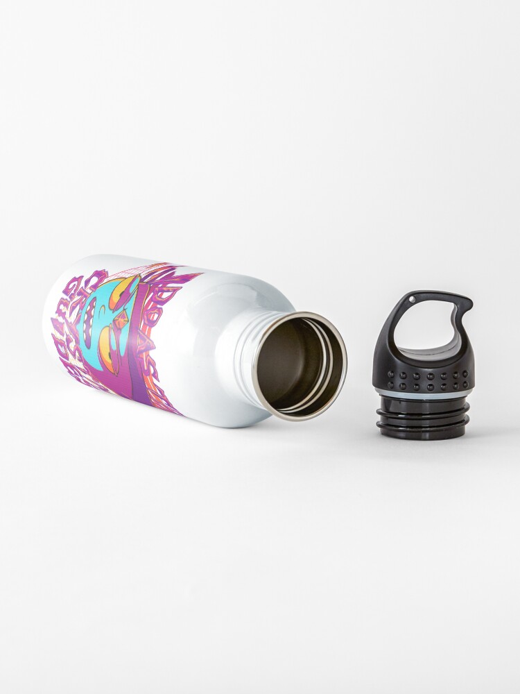 Alternate view of I Do As The Crystal Guides Rick and Morty Water Bottle