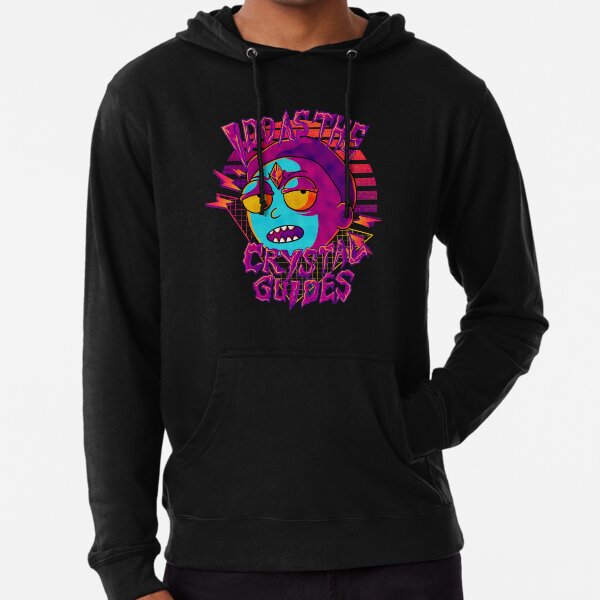 I Do As The Crystal Guides Rick and Morty Lightweight Hoodie