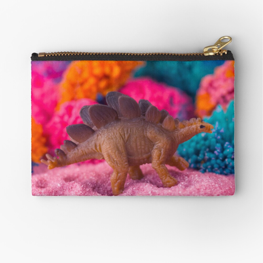 Dino on an Alien Planet Zipper Pouch