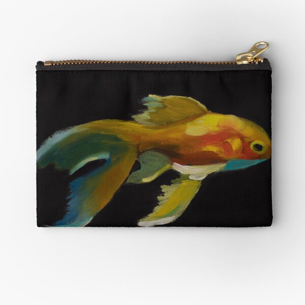 Fishing for Gold Zipper Pouch