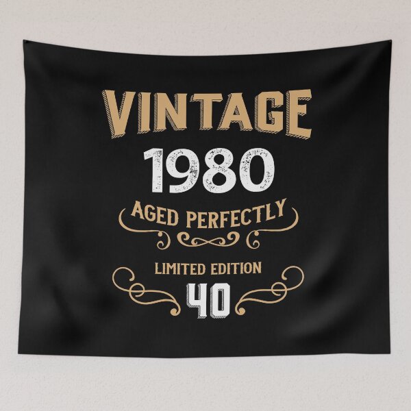 Item preview, Vintage 1980 44 Years Aged Perfectly Gift designed and sold by RicardoTito.