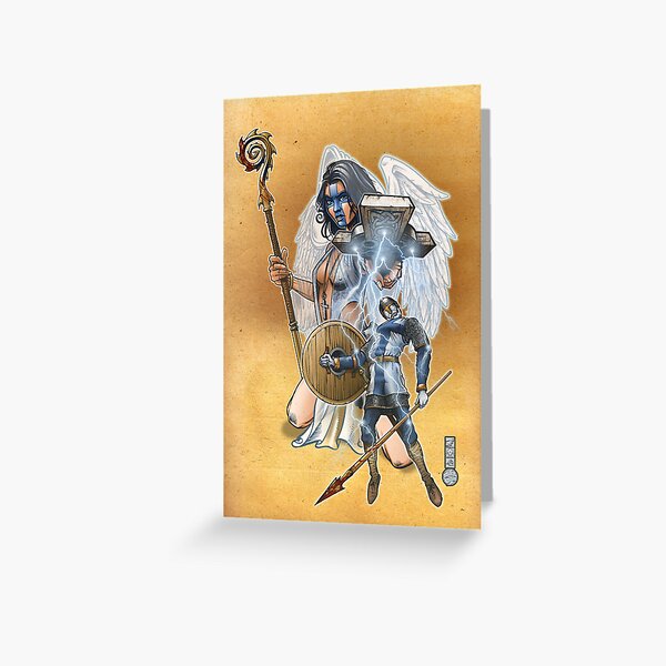 Extra - the White King's Bishop and it's Pawn Greeting Card