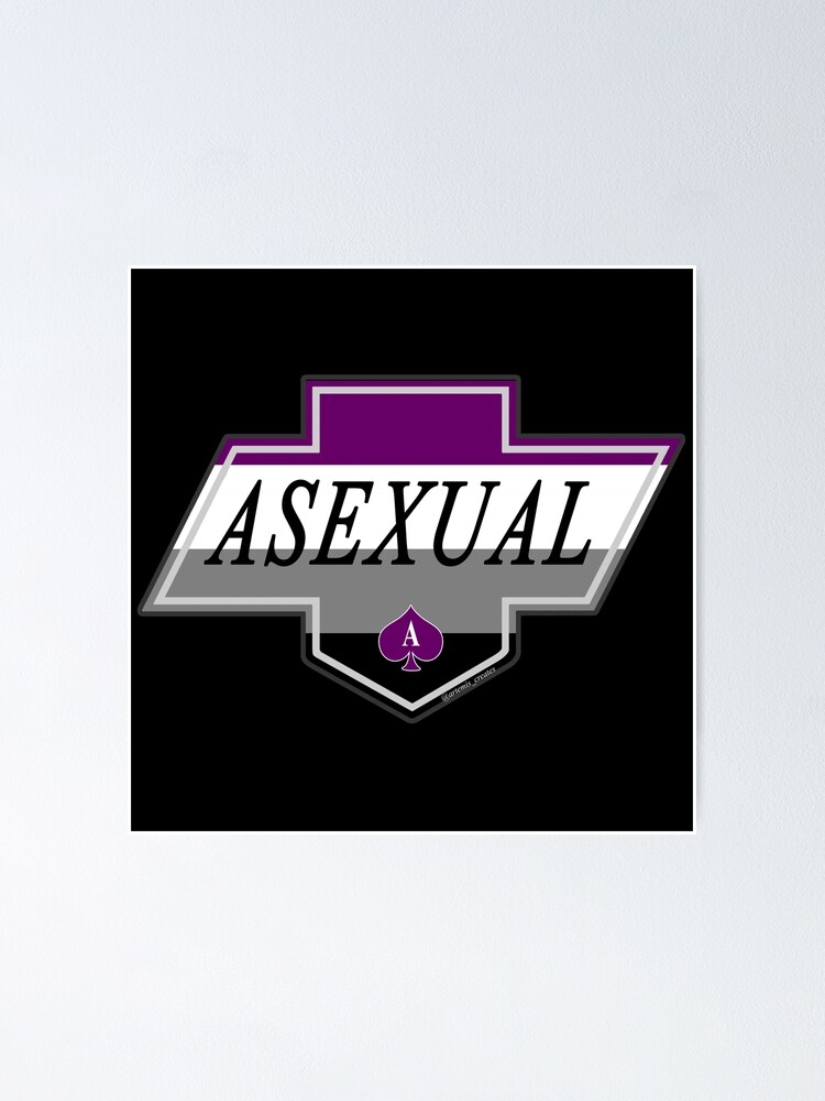 Alternate view of Identity Badge: Asexual Poster