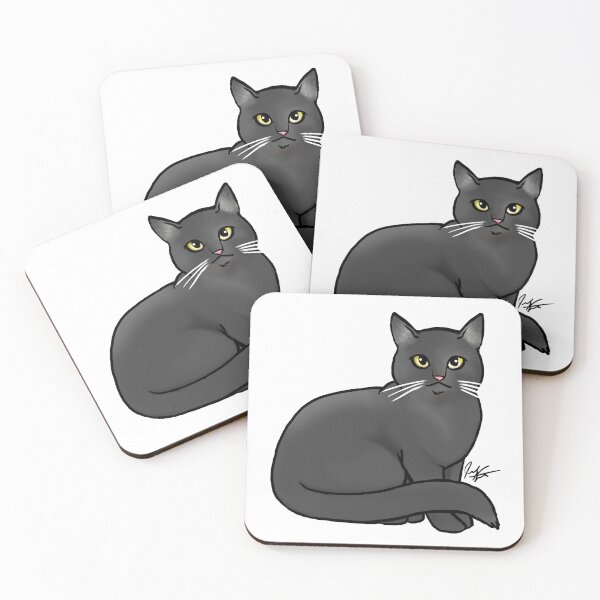 Item preview, Cat - British Shorthair Black Cat designed and sold by Jennifer Stolzer.
